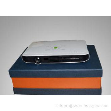 White All In One 3D WIFI Projector DLP 3D Beamer With Activ